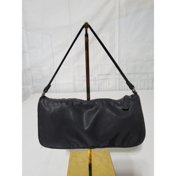 PRADA Tessuto Pochette Accessory Shoulder Bag Black - Picture 9 of 15